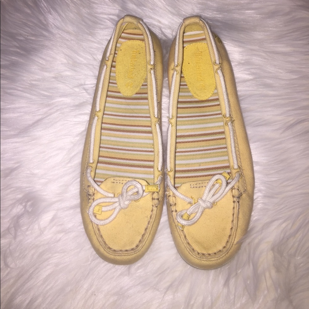Yellow Timberland flats