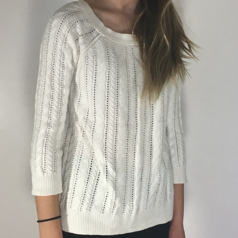 Cozy White Sweater