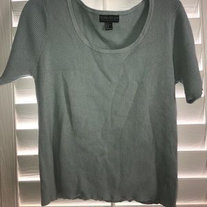 Forever 21+ Light Teal Tee