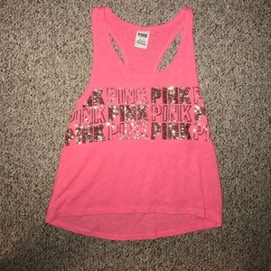 "PINK" tank top