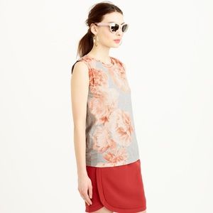 J. Crew Photo Floral tank