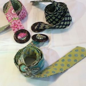 Three reversible Vera Bradley belts