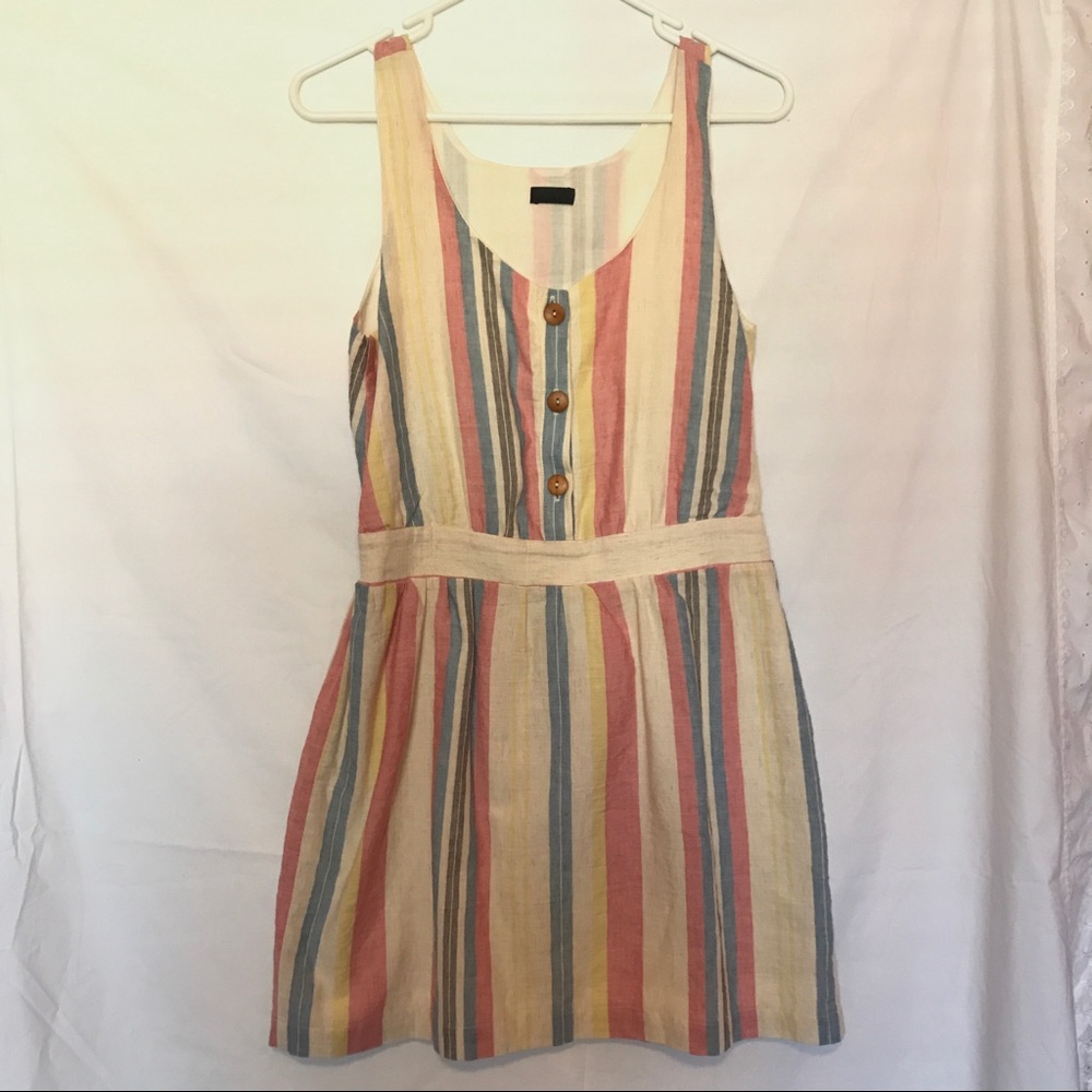 Wren Striped Sleeveless Summer Cotton Dress