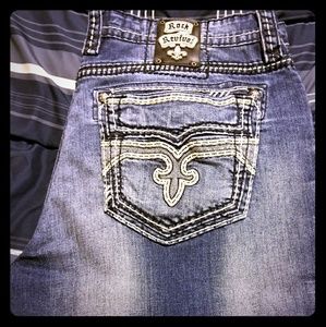 Men's rock revival jeans