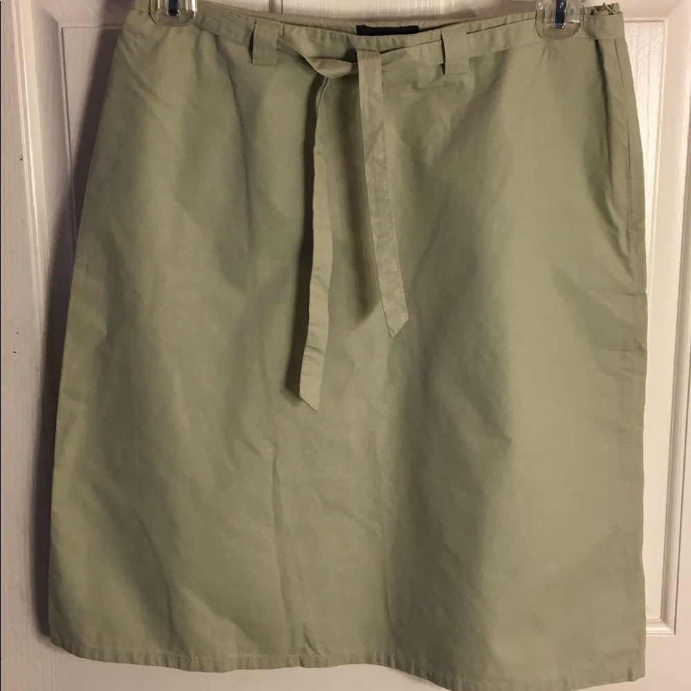 Light green Cotton skirt