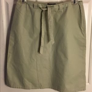Light green Cotton skirt