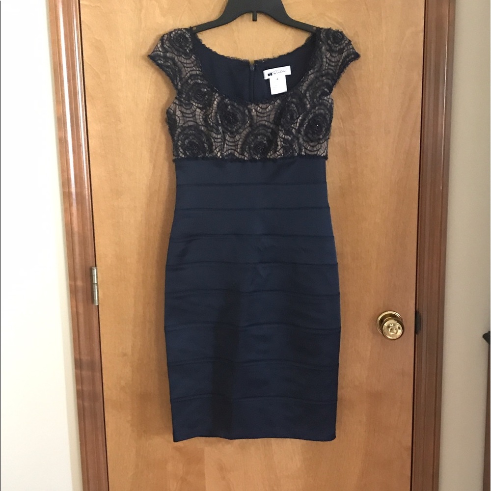 Navy homecoming dress