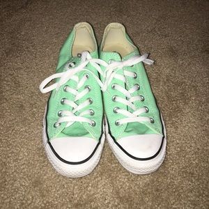 Mint Green Low-Top Converse