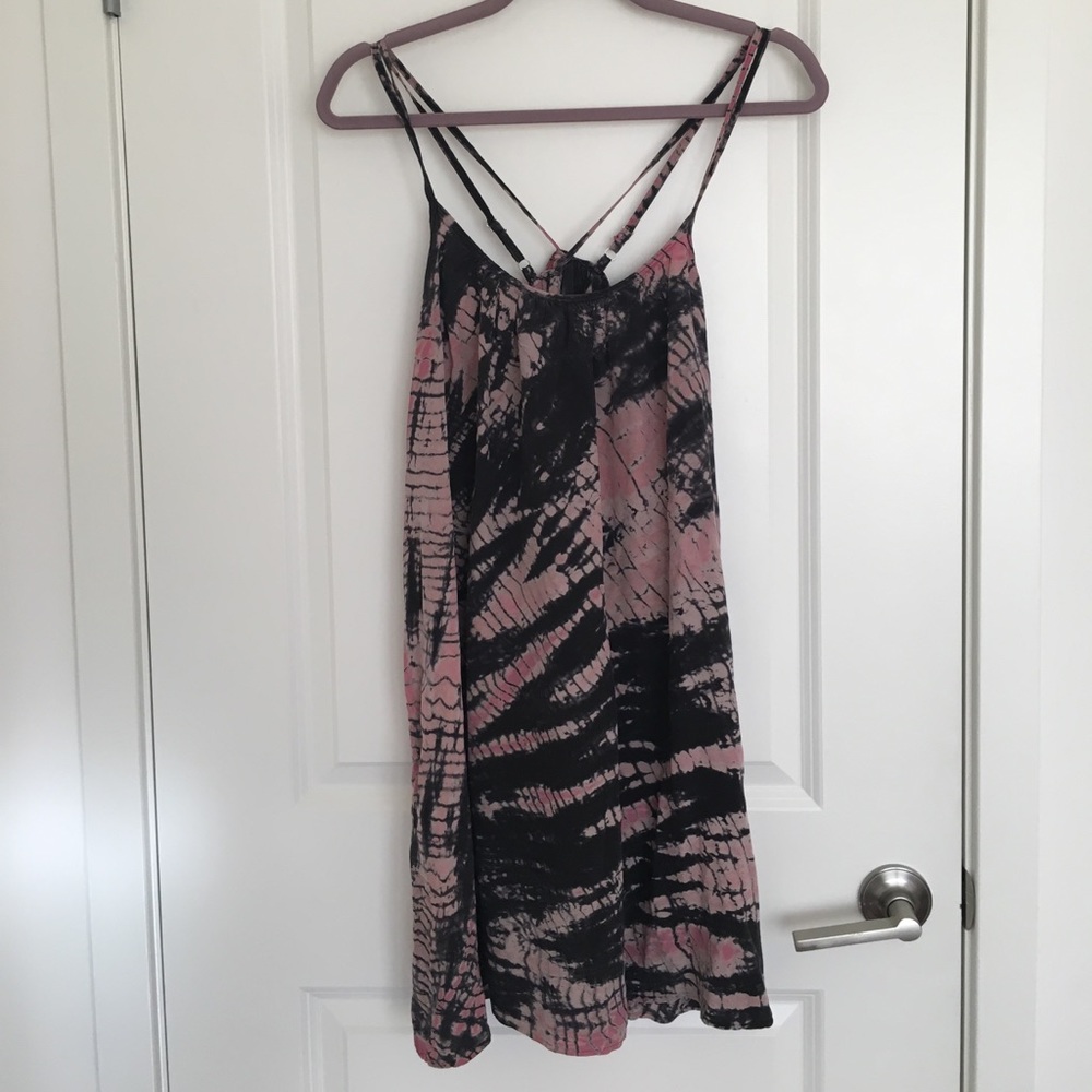 Tie die shift dress