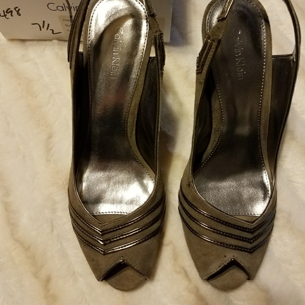 Calvin Klein sling back shoes