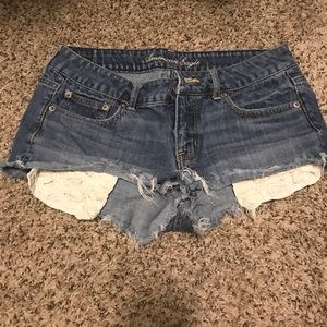 American eagle jean shorts