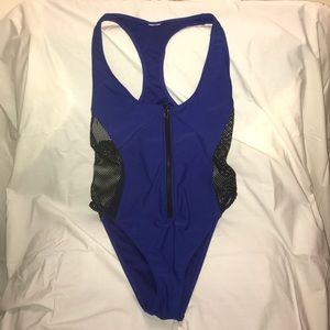 Mesh Zip-Up One piece