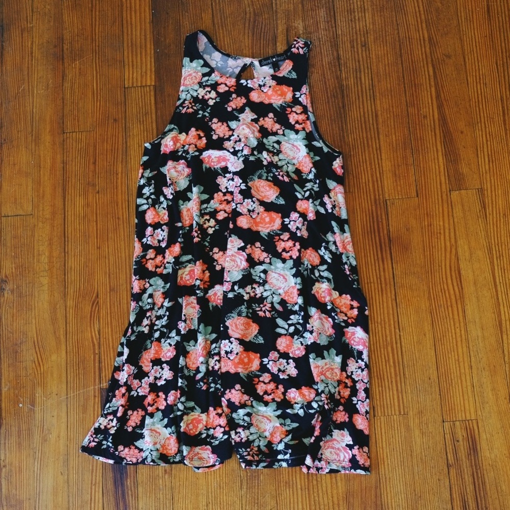 Floral Trapeze Dress
