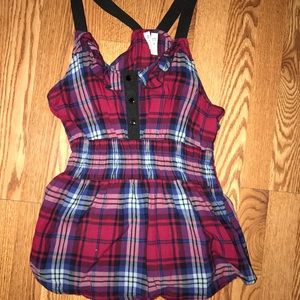 Plaid tank top
