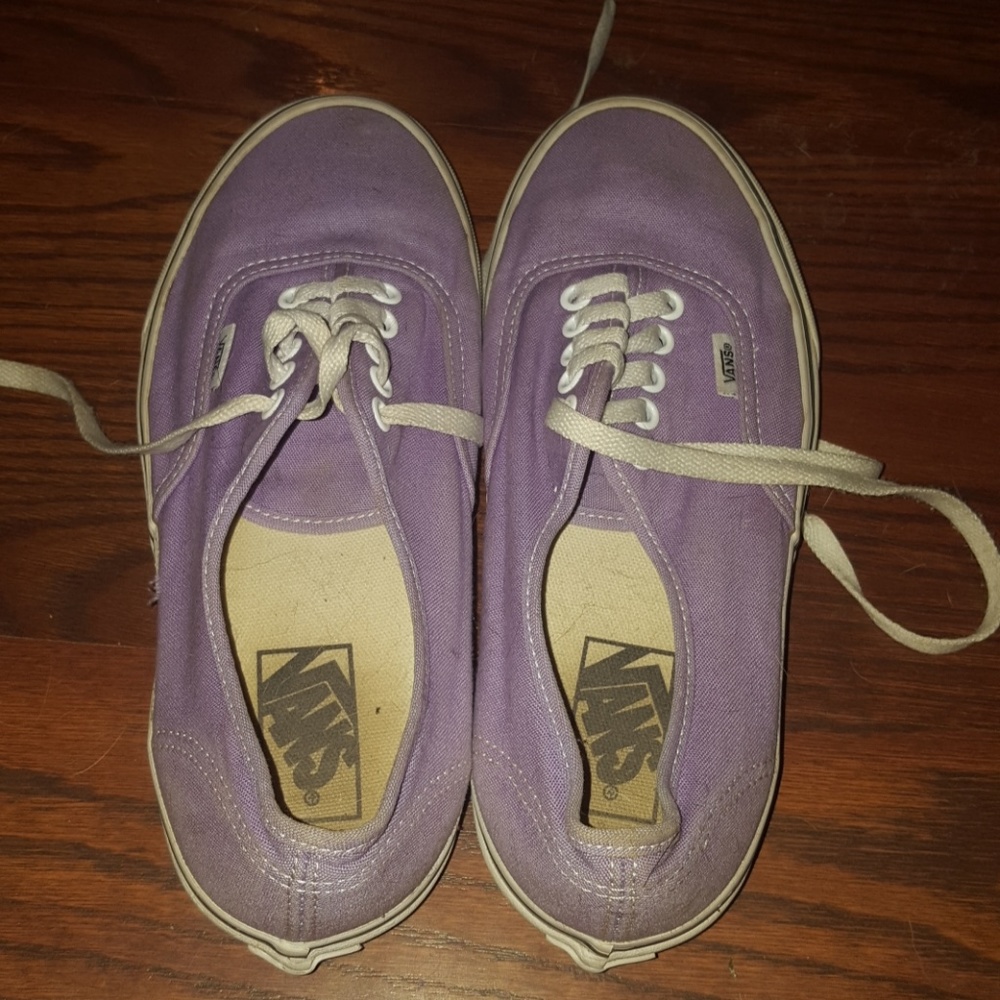 Light purple Vans