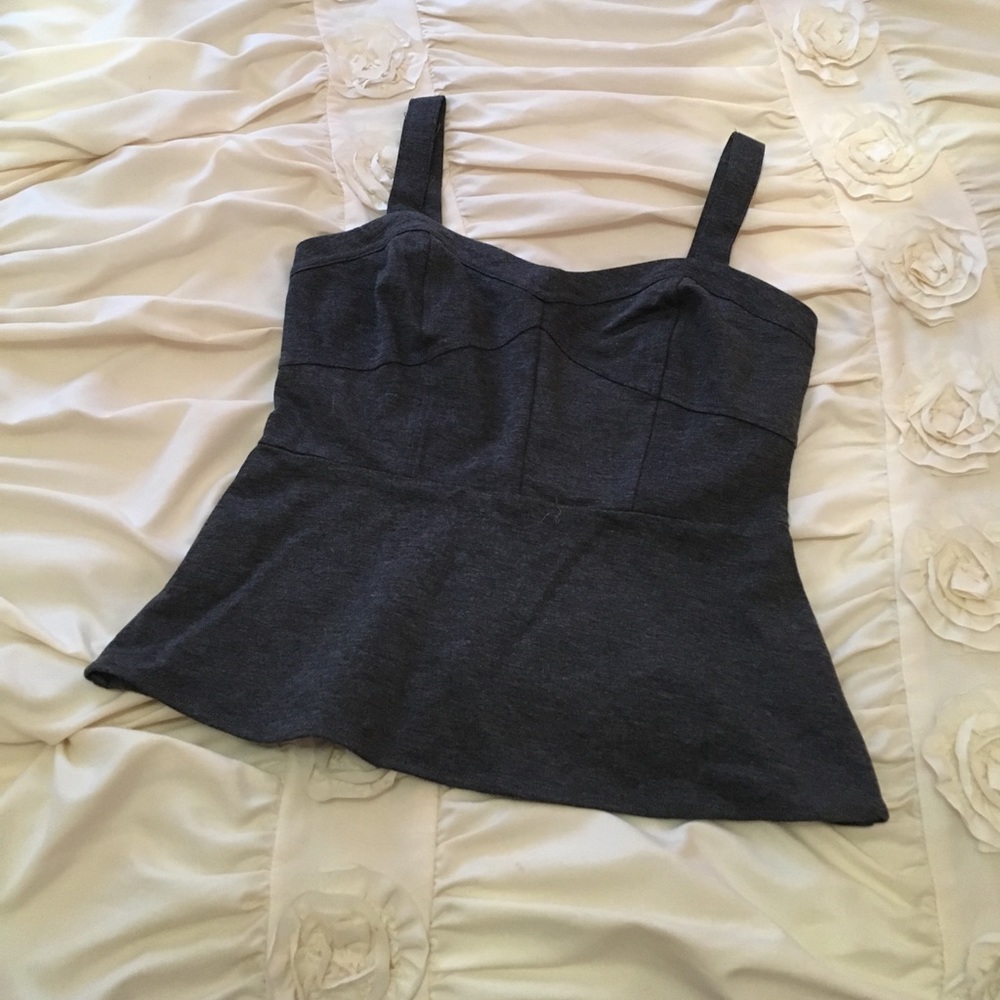 Dark grey stylish business tank