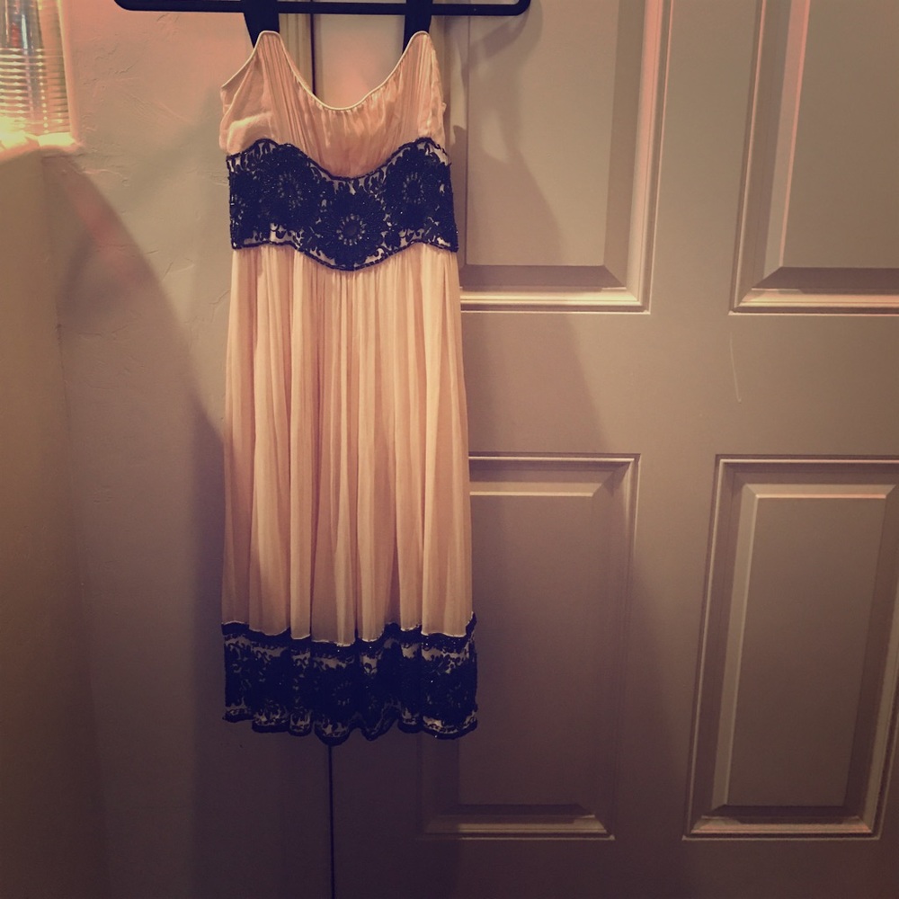 Diane Von Furstenberg formal beaded  pink gown.