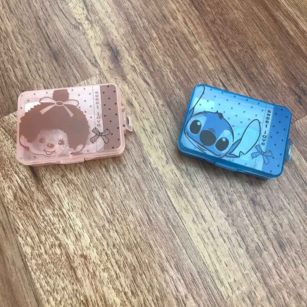 Cute contact case kits