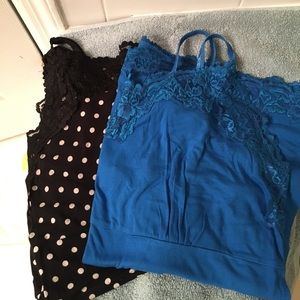 Two Lane Bryant size 14/16 rayon tank tops