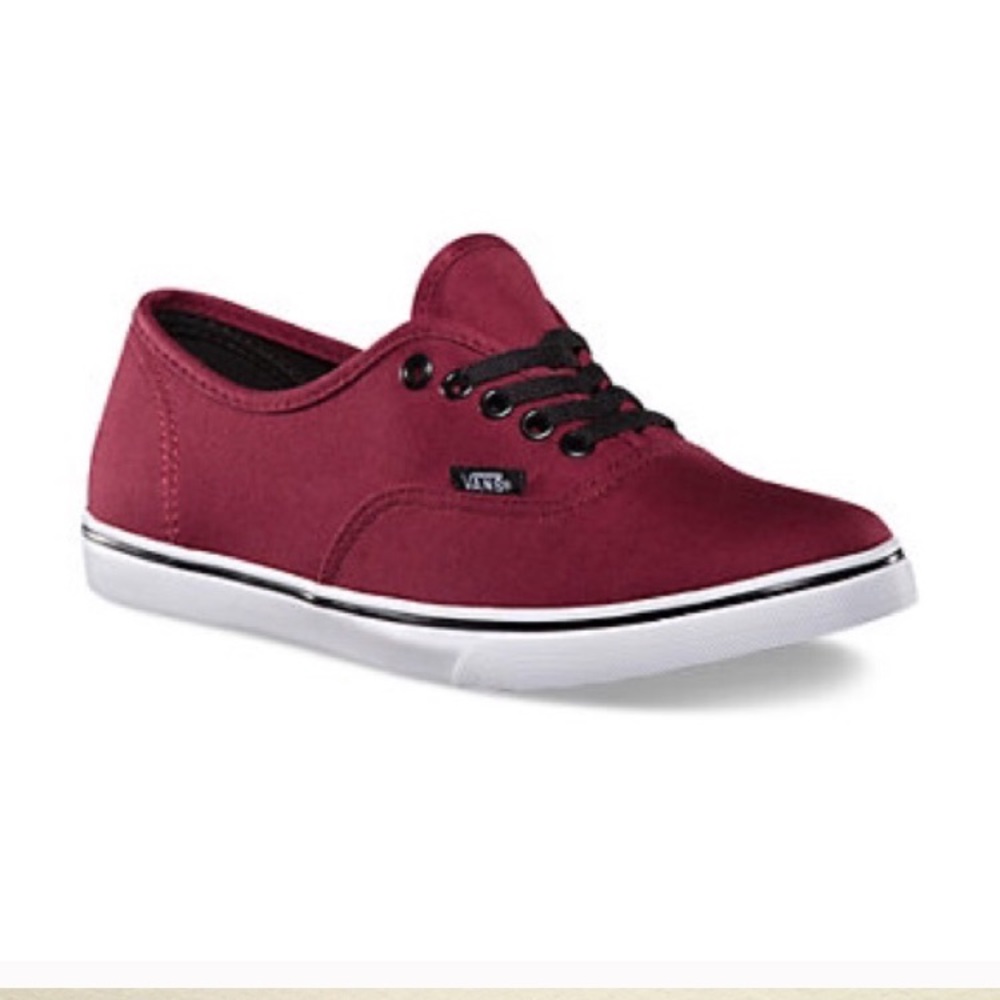 VANS-Maroon and Black: Unisex