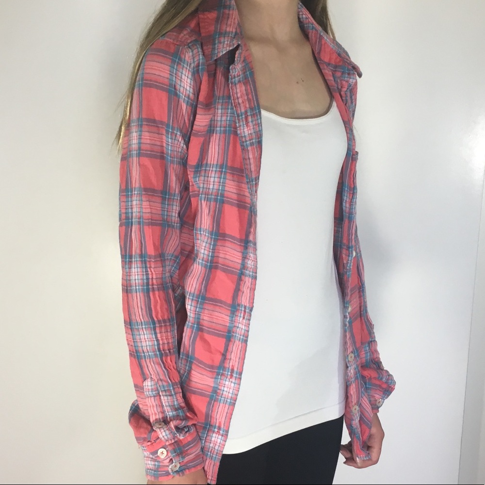 Pink and Blue Flannel