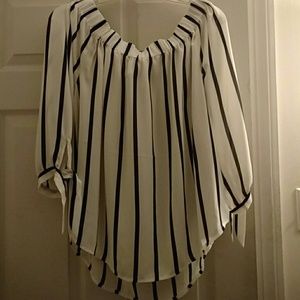 Express off the shoulder shirt