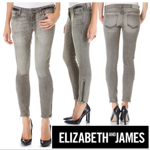 Elizabeth and James Denim - ✨FlashSale✨Davis Ankle Zip Skinny Stretch Denim