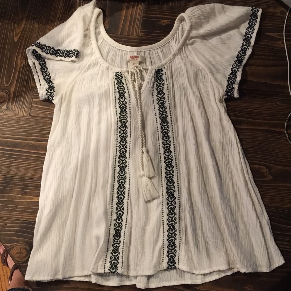 Embroidered top