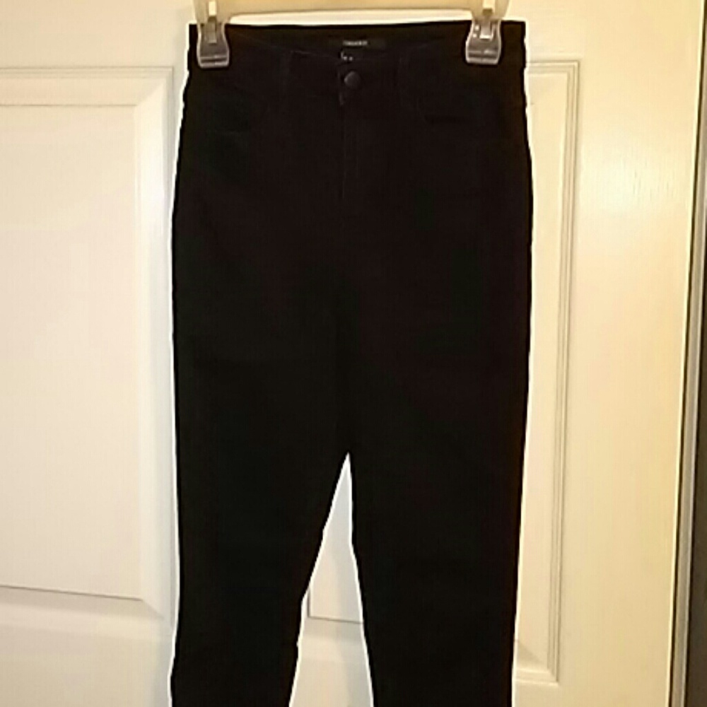 Forever 21 High Waisted Black Skinny Jeans
