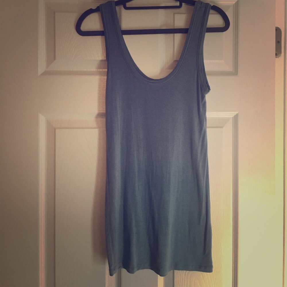 Soft blue scoop front and bank tank!