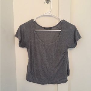MUST GO Brandy Melville soft grey t-shirt