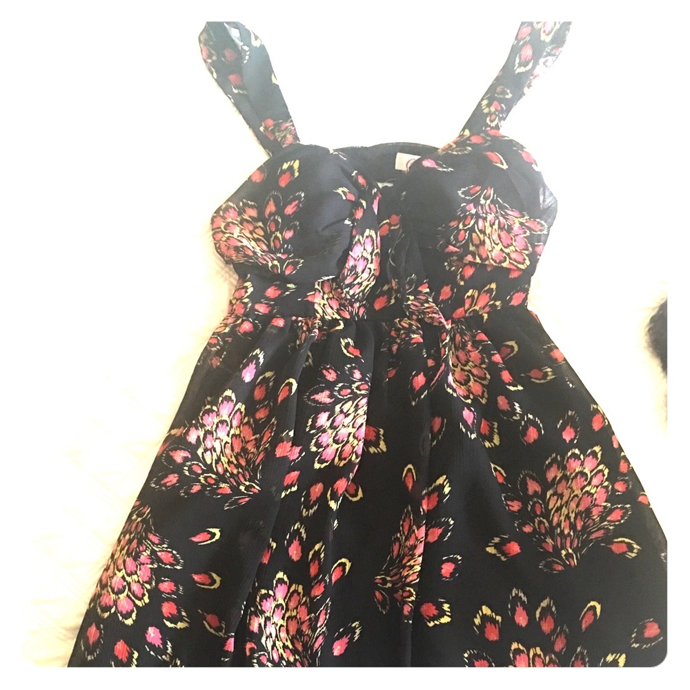 NWT Candie's floral chiffon dress