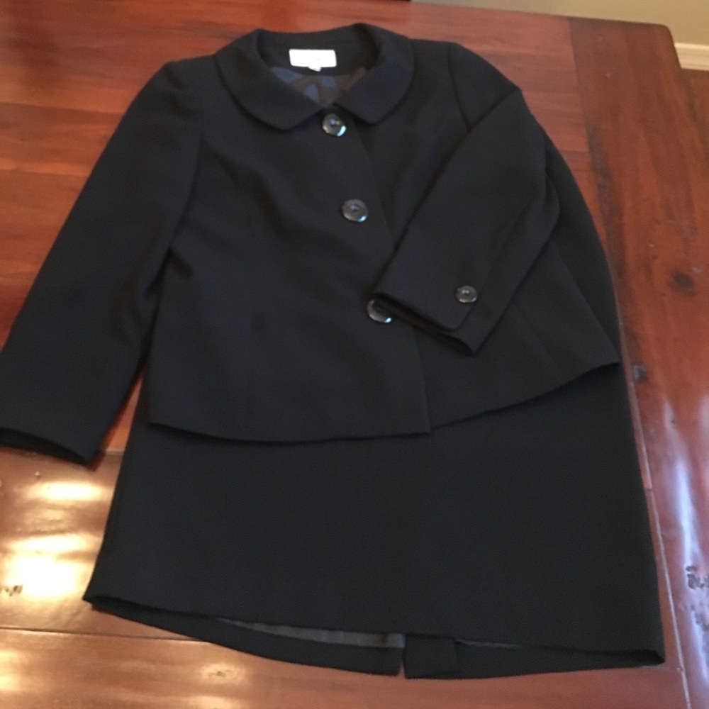Le Suit skirt suit black size 8