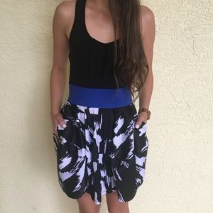 Fancy racer back dress with pockets