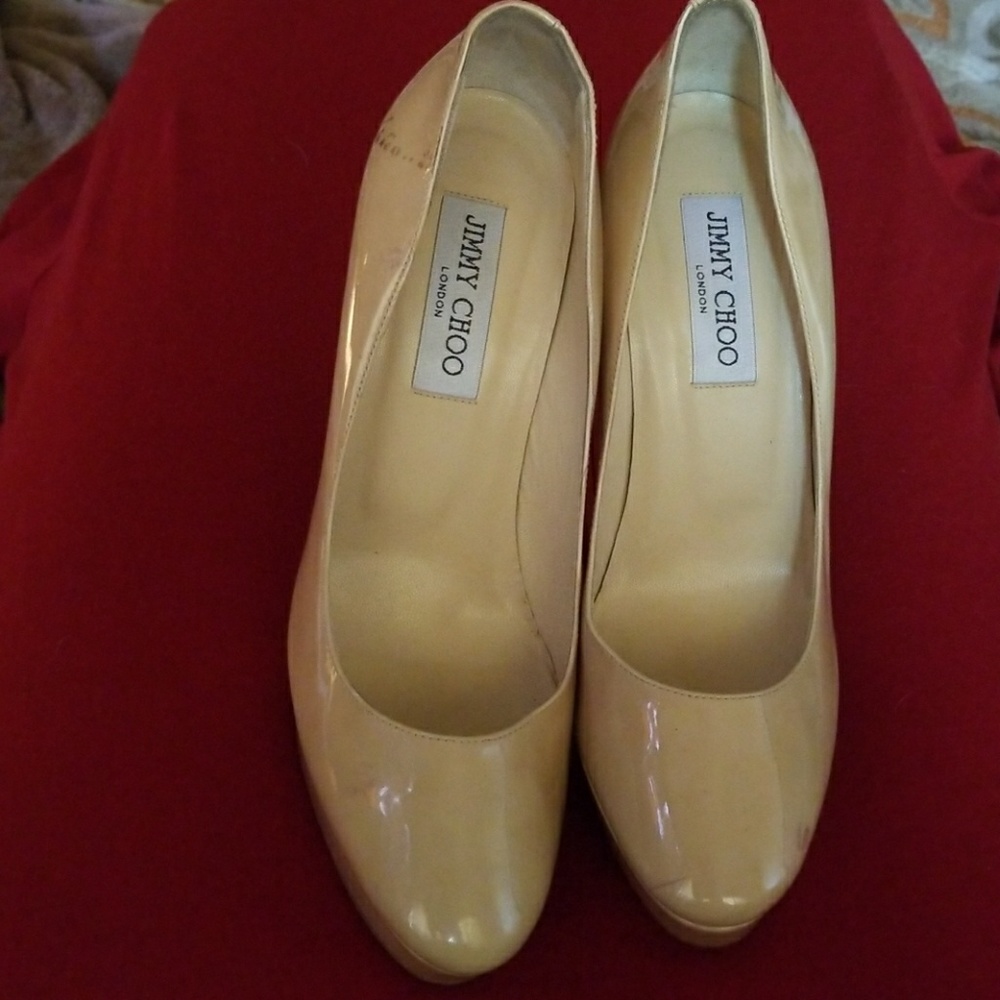 Jimmy Choo Paten Leather Pumps