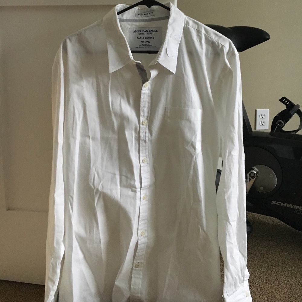 American Eagle Vintage White Dress Shirt