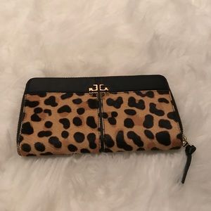 Tory Burch leopard wallet