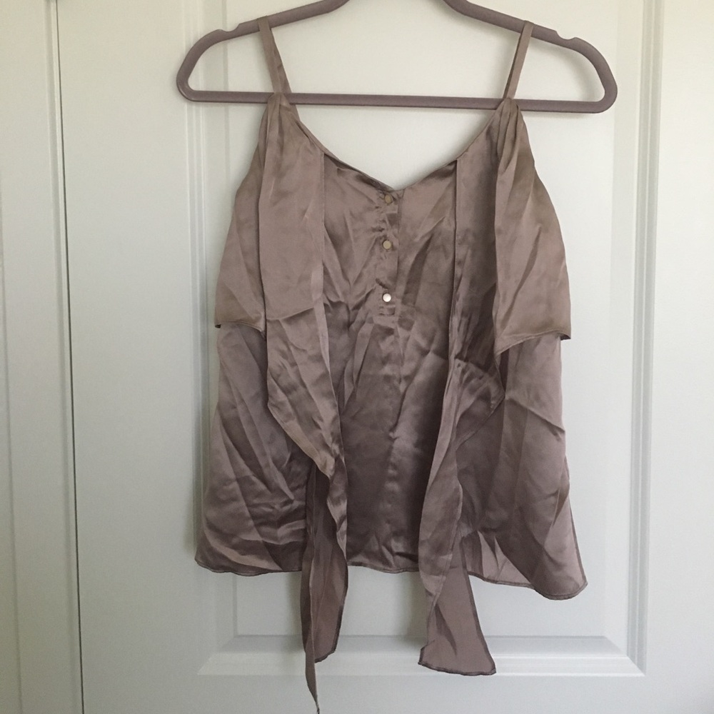100% silk Banana Republic top