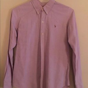 Boys lavender Ralph Lauren shirt