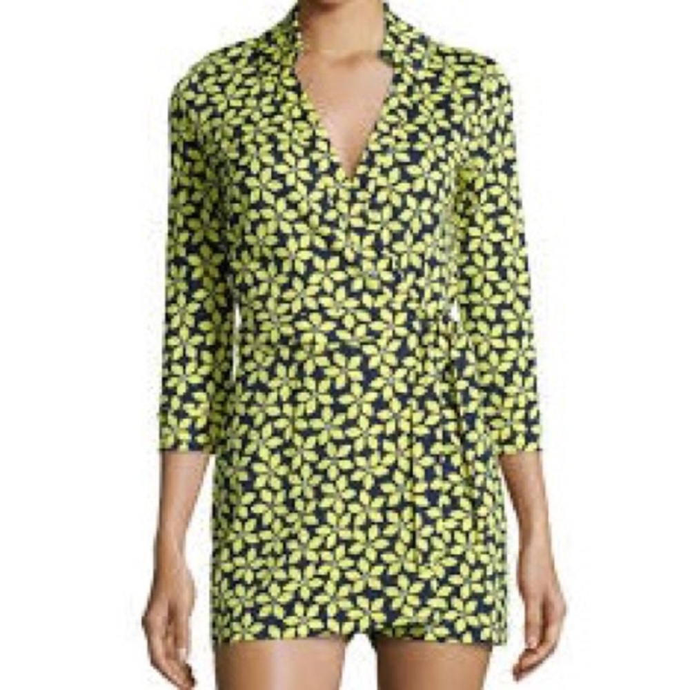 NWT Diane von Furstenberg Celeste Romper size 6
