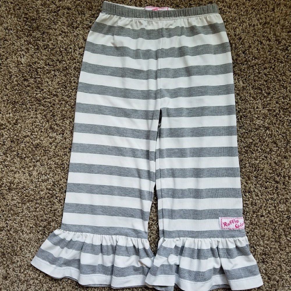Girls' Ruffle Capris - worn 1x