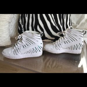 Nike Wedge Leather Sneakers