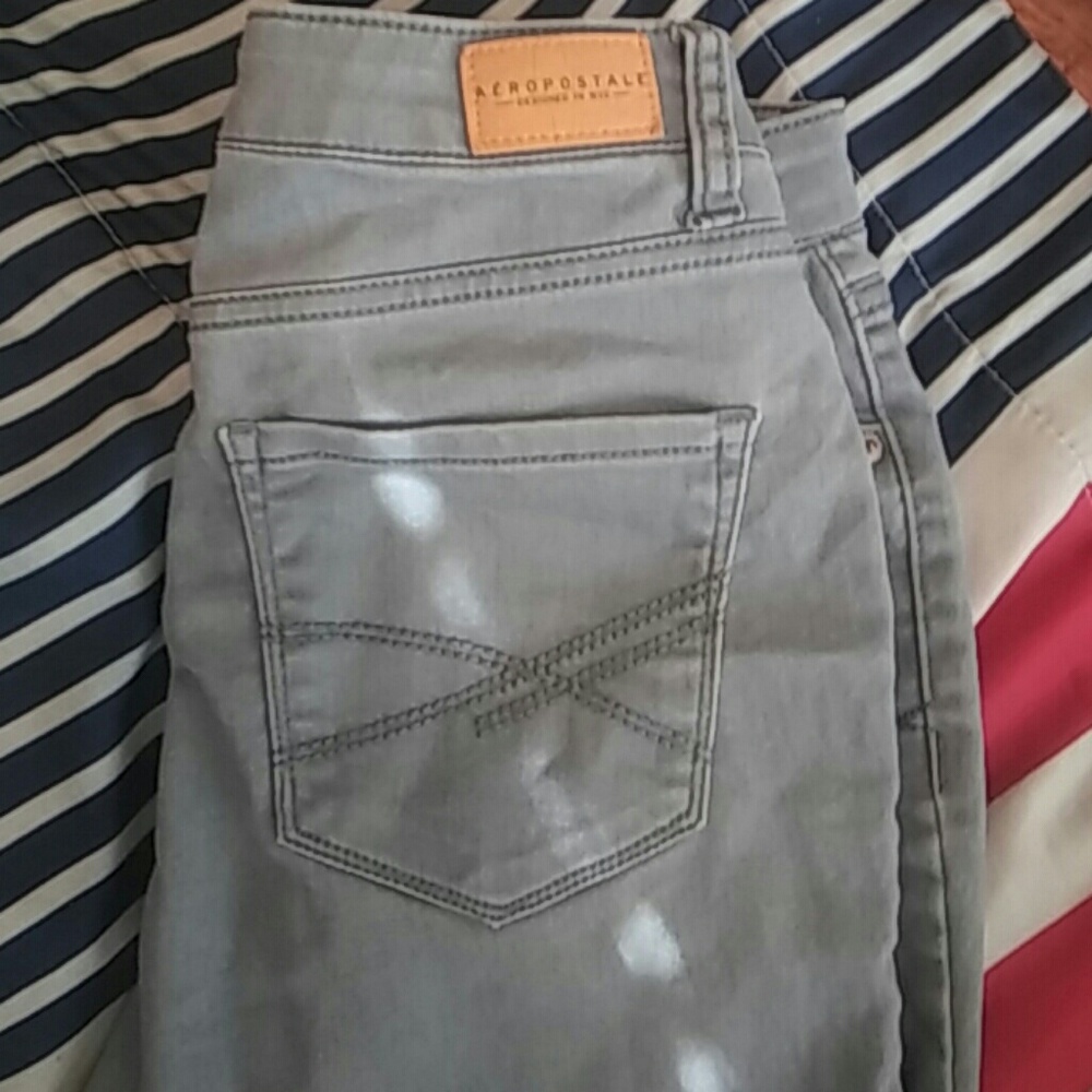 High wasted ankle jeans