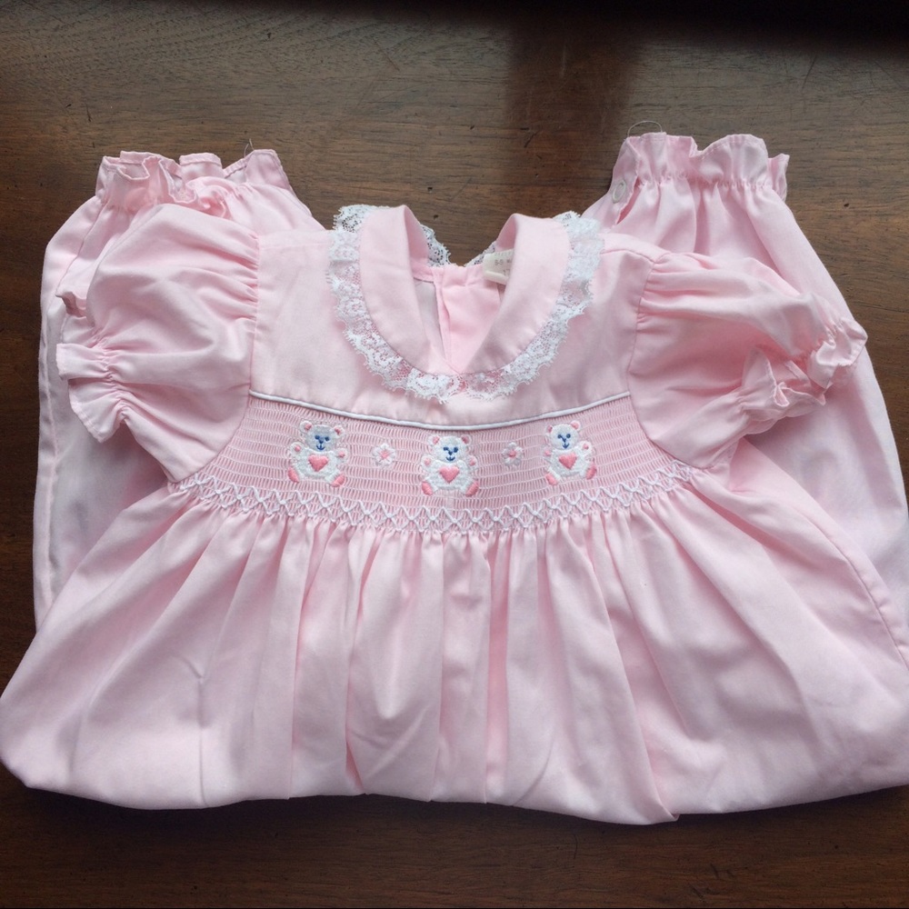 Vintage Baby Embroidered Romper