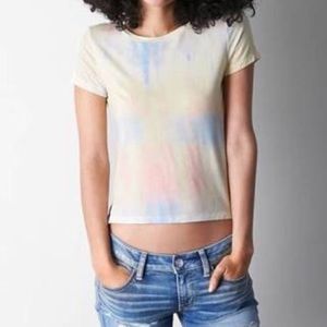 American Eagle Soft and Sexy Tee in Pastel Tie Dye