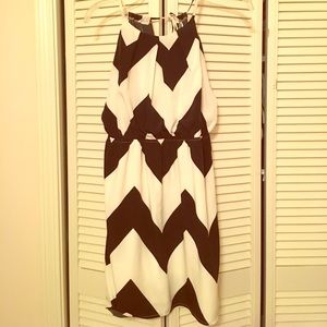 Black and white dress