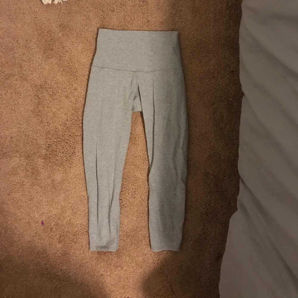 Cotton grey lululemon wunder unders