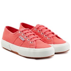 Superga salmon sneakers!! size 8