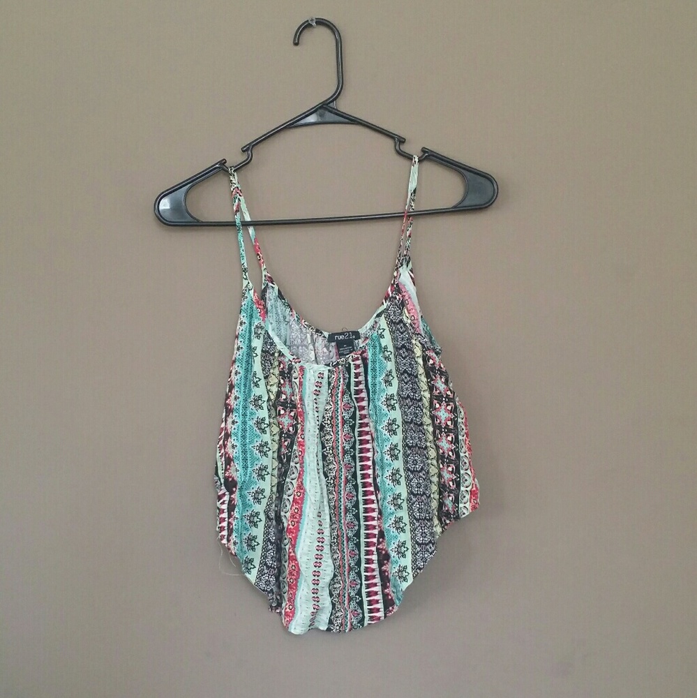 Colorful crop top