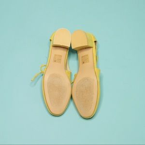 Shoes - Yellow Faux Suede Heel Shoes - Yellow Faux Suede Heel